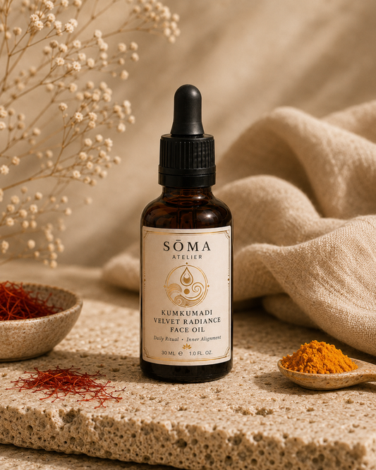SŌMA Atelier — Kumkumadi Velvet Radiance Face Oil — 01-hero