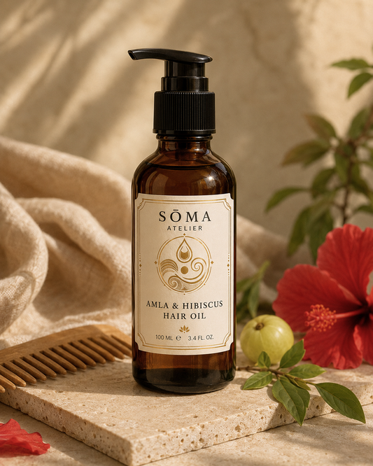 SŌMA Atelier — Amla & Hibiscus Hair Oil — 01-hero