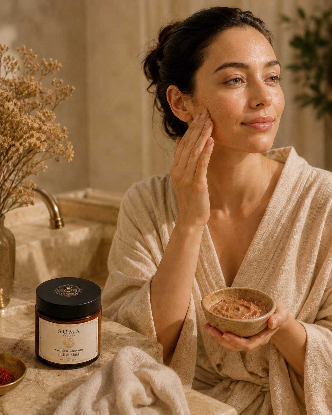 SŌMA Atelier — Golden Enzyme Polish Mask — 02-ritual