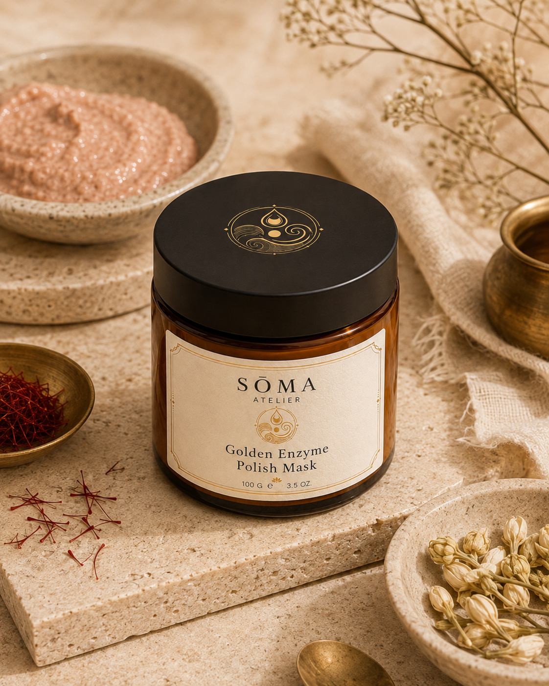 SŌMA Atelier — Golden Enzyme Polish Mask — 04-ingredients
