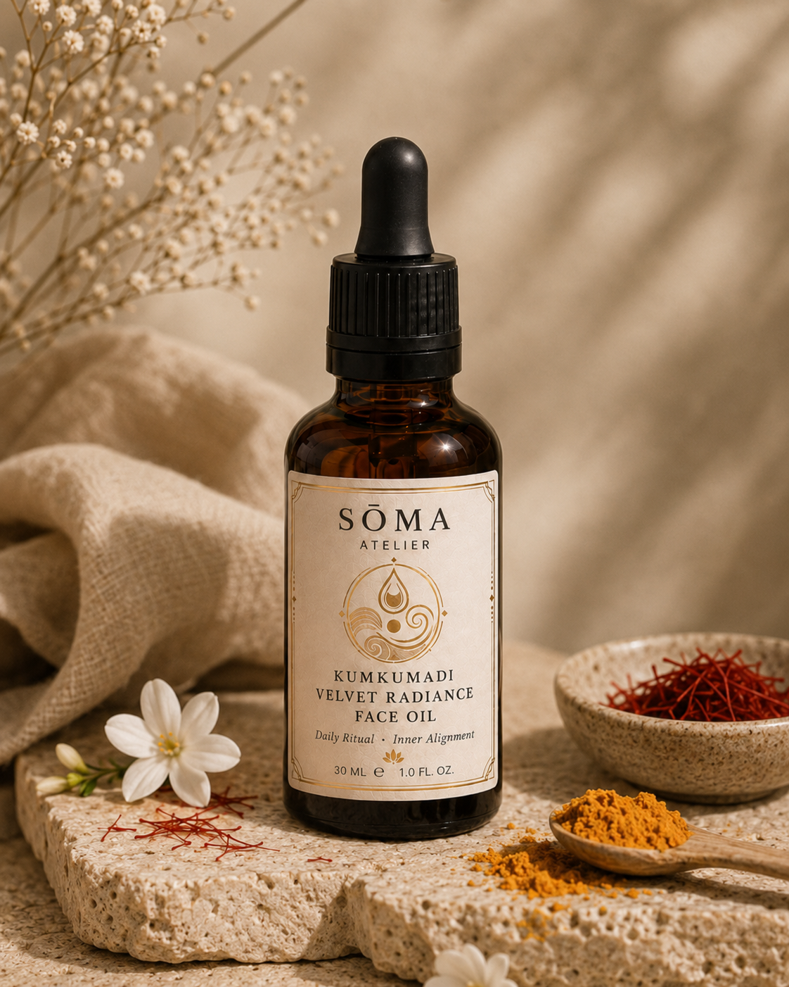 SŌMA Atelier — Kumkumadi Velvet Radiance Face Oil — 04-ingredients