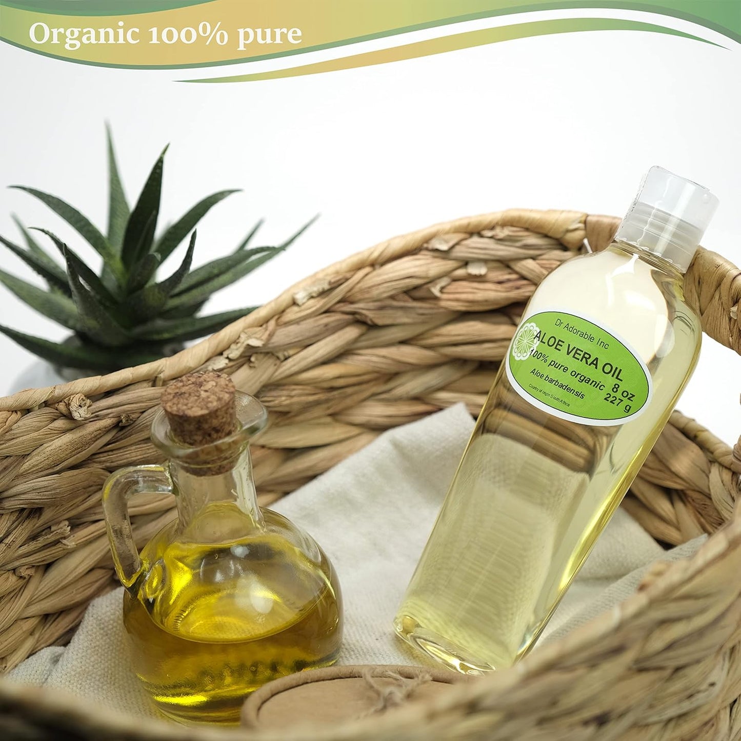 - 8 Oz - Aloe Vera Oil - 100% Pure Natural Organic